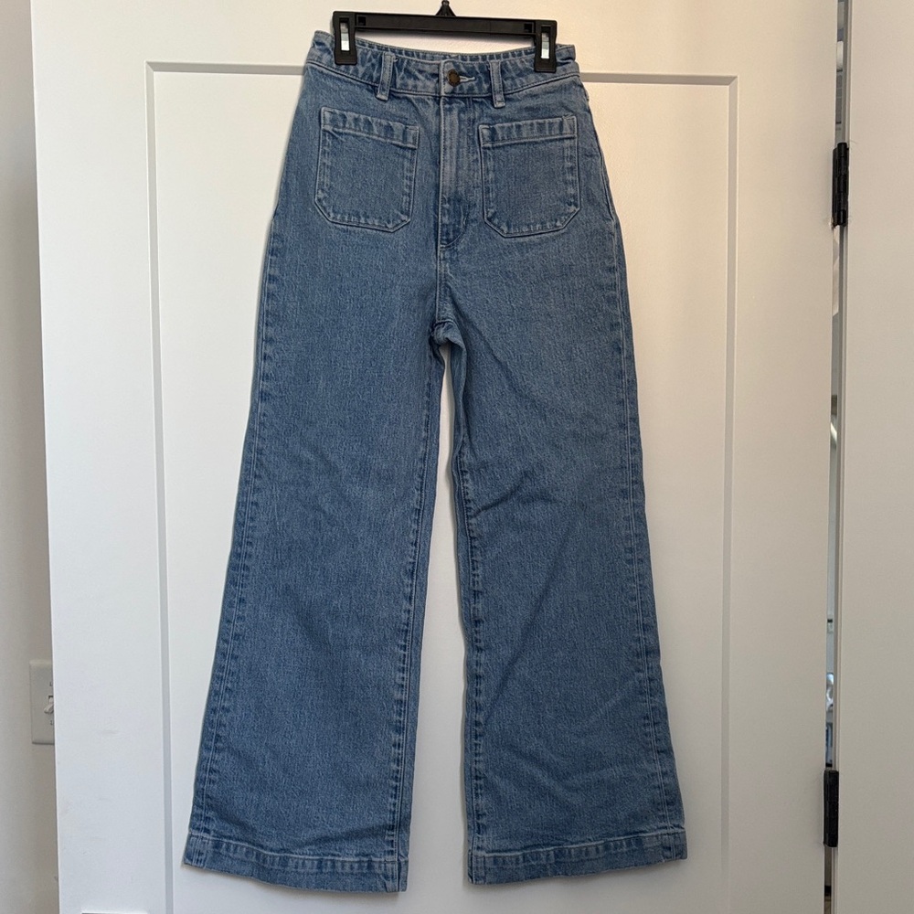 ROLLA'S Light Blue High Rise Wide Leg sz 24
